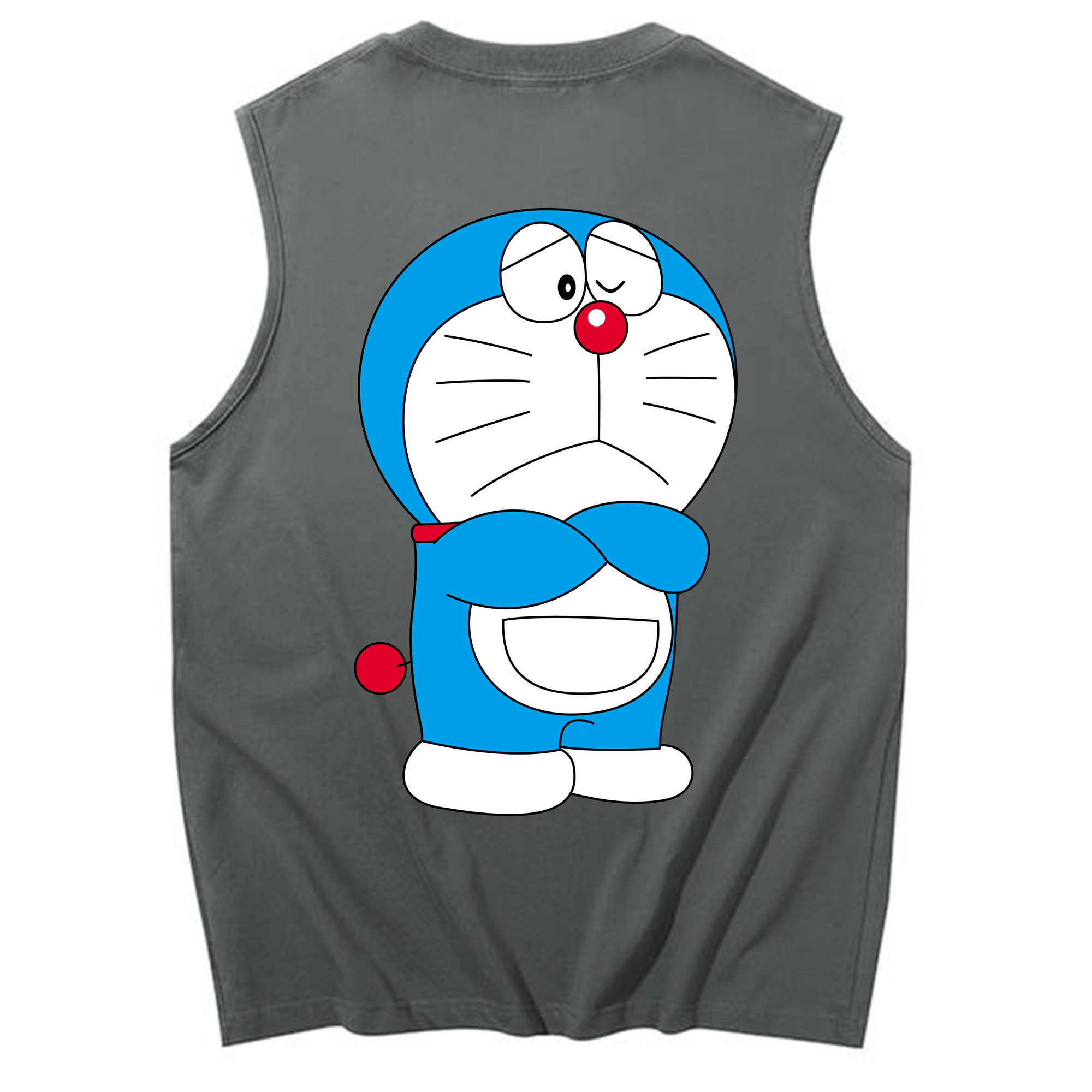 （画像用） ドラえもん Doraemon コットン100％タンクトップ（背面プリント）